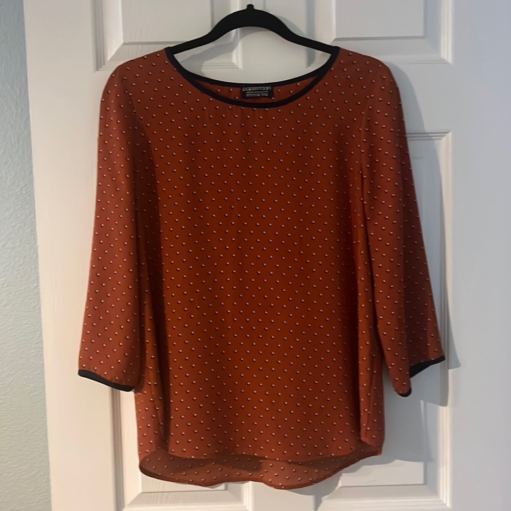 Size small Papermoon 3/4 sleeve flowy shirt